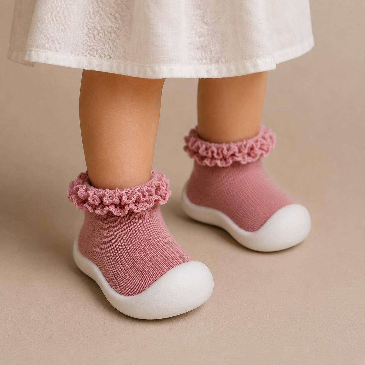 Frilly Sockies - Pink