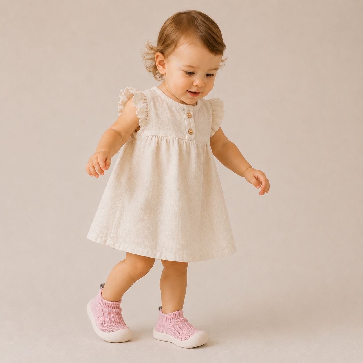 Pastel First Walkers - Pink