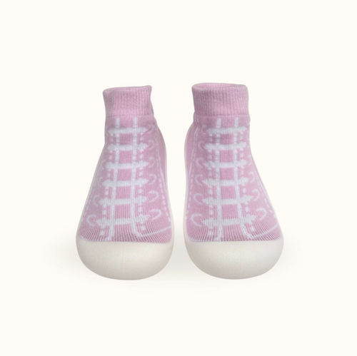 Blue Shoelace Sock Shoes