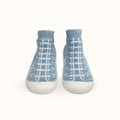 Blue Shoelace Sock Shoes